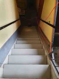 vloer reparatie en aanbrengen ivm gladde trap een triflex TSS Systeem bij VE Arcade amsterdam 4
